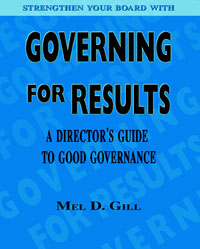 Governing For Results - Front Cover